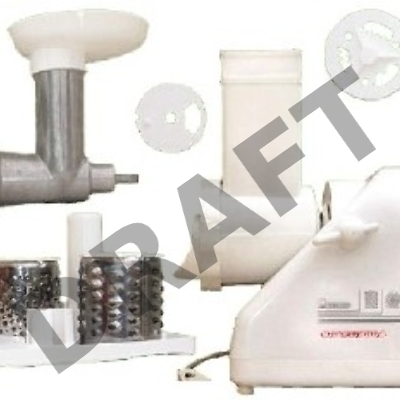 Мясорубка Белвар Помощница КЭМ-36/220-4-32, 1000 Вт, насадка для теста, колбас, шинковка, ф-ция реверс