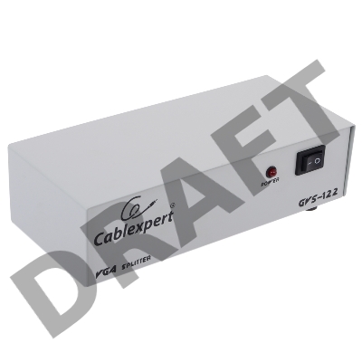 Разветвитель GVS122  Разветвитель сигнала VGA на 2 монитора (Gembird)    