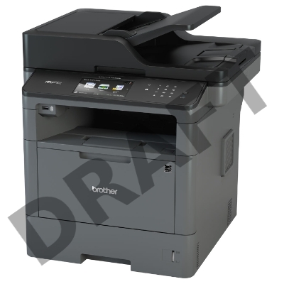 МФУ Brother MFC-L5750DW лазерный принтер/сканер/копир/факс, A4, 40 стр/мин, 1200x1200 dpi, 256 Мб, дуплекс, ADF50, подача: 300 лист., вывод: 150 лист., Post Script, Ethernet, USB, Wi-Fi, цв. ЖК-дисплей (старт.к-ж 2000 стр)