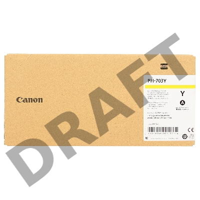 Картридж струйный PFI-703Y (2966B001), для Canon iPF815/825, желтый