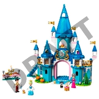Конструктор Lego Disney Princess Cinderella and Prince Charming`s Castle пластик (43206)