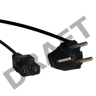Кабель Tripplite (P054-006) AC Power Cord, SCHUKO CEE7/7 to C13, 250V, 10A - 6 ft.