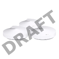 Маршрутизатор TP-Link TP-Link DECO M5(3-PACK) AC1300 Домашняя Wi-Fi система, чипсет Qualcomm, два диапазона (Dual-Band), поддержка стандартов 802.11ac/a/b/g/n, 717 МГц четырёхъядерный процессор, Bluetooth 4.2, 2 гигабитных порта Ethernet, 1 порт USB Type-