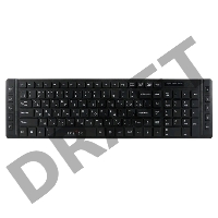 Клавиатура Oklick 530S черный USB slim Multimedia