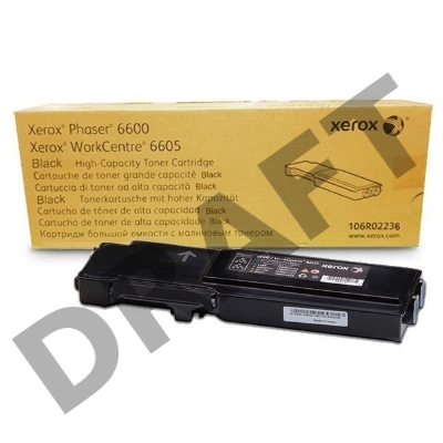 Тонер-картридж Xerox 106R02236 черный для Xerox Phaser 6600/WC 6605 (8000 стр) (Channels)