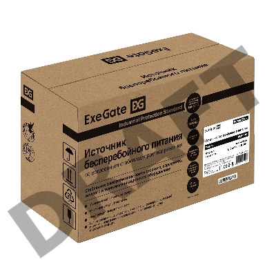 ИБП ExeGate Power Back BNB-1000.LED.AVR.4C13.RJ.USB <1000VA/550W, LED, AVR, 4*C13, RJ45/11,USB, Black>