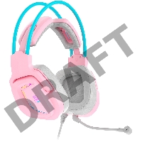 Наушники с микрофоном A4Tech Bloody G575 розовый/голубой (G575 /SKY PINK/ USB)