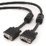 Кабель Gembird/Cablexpert CC-PPVGA-10, Кабель VGA Premium  15M/15M, 3.0м, белый, тройной экран, феррит.кольца 