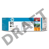 Картридж струйный HP №91 C9469A желтый для HP DJ Z6100 (775мл)