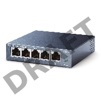 Коммутатор TP-Link SOHO  TL-SG105  5-port Desktop Gigabit Switch, 5 10/100/1000M RJ45 ports, metal case
