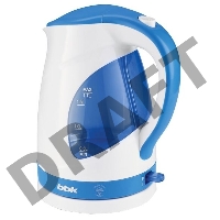 Электрический чайник BBK EK1700P белый/голубой
