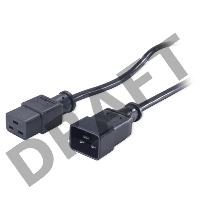 Аксессуар к источникам бесперебойного питания APC PWR CORD, 16A, 100-230V, 0,6 m, C19 TO C20