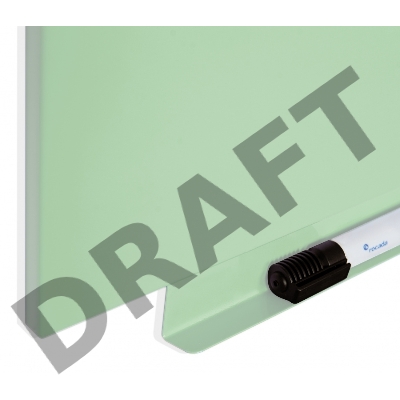 Демонстрационная доска Rocada SkinColour 6421R-6019 магнитно-маркерная лак 100x150см мятный