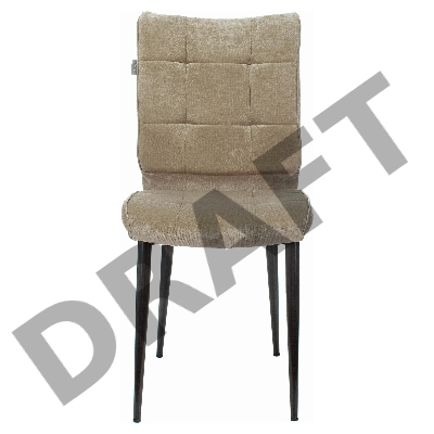 Стул для кухни Бюрократ KF-4 песочный Light 21 металл черный на ножках (KF-4/LT21)