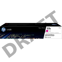 Тонер-картридж HP W2073A (HP 117A) пурпурный для HP Color Laser 150/170 700 страниц.