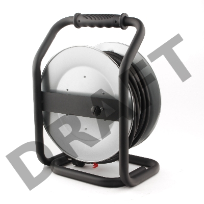 Удл. на мет. катушке “Power Cube” IP44 16А 30м резина 3*2,5мм2 4 роз. с/з