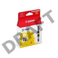 Картридж струйный PGI-72Y (6406B001), для Canon PRO-10, Желтый, 377 стр.