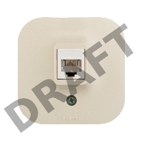 Электроустановочные изделия Legrand Legrand 782254 Розетка RJ45 (Слоновая кость)