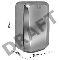 Сушилка для рук Puff 8995 1250Вт хром