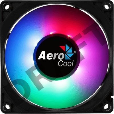 Вентилятор Aerocool Frost 8 80x80mm 3-pin 4-pin(Molex)28dB 90gr LED Ret