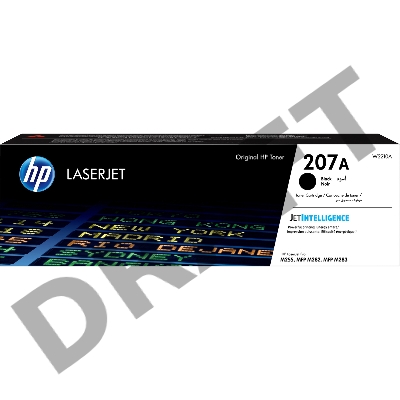 Тонер-картридж HP 207A лазерный черный (1350 стр)