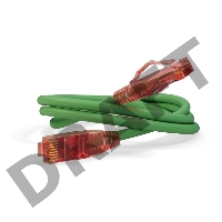 Патч-корд Hyperline U/­UTP, Cat.5e, LSZH, 0.5 м, зеленый