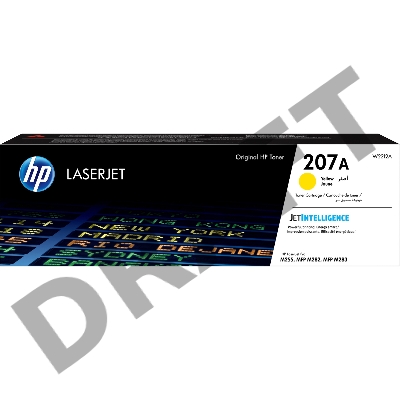 Тонер-картридж HP 207A желтый для M255/MFP M282/M283 1250 стр