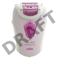 Эпилятор Braun SE3270 скор.:2 насад.:1 от электр.сети розовый/белый