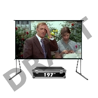 Экран Cinema S'OK серии Fast Folder SCPSFF-400x300RE, обратная проекция, 197 дюймов 4:3, черный кейс