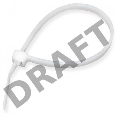 Стяжка нейлоновая Hyperline GTR-200STC открывающаяся, безгалогенная (halogen free), 200x4.8мм (100 шт)