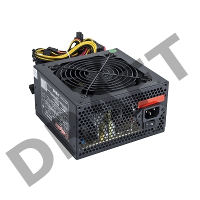 Блок питания 500W Exegate 500NPXE(+PFC), ATX, black, 12cm fan, 24p+4p, 6/8p PCI-E, 4*SATA,3*IDE, FDD + кабель 220V с защитой от выдергивания