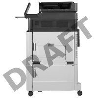 МФУ HP Color LaserJet Enterprise Flow M880z, цветной лазерный принтер/сканер/копир/факс A3+, 46 ppm, 1200dpi,1,5Gb,5trays100+4*500 ,Duplex,ADF200,Enc.HDD320Gb,PS,USB/GigEth/FIH/HI P,JetLink,LCD8i,KensLock,1y warr, замена CE664A CM6030, CE665A CM6030f, Q39