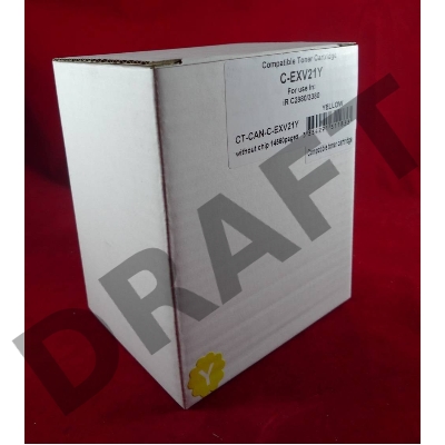 Тонер-картридж Canon iR C2880/3380 C-EXV21/GPR-23/NPG-35 yellow (туба 260г)  JPN