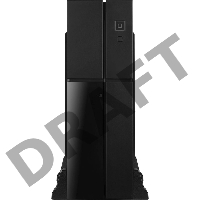 Корпус Aerocool Playa Slim черный mATX 1x80mm 2xUSB3.0 audio bott PSU