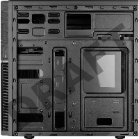 Корпус Aerocool Playa Slim черный mATX 1x80mm 2xUSB3.0 audio bott PSU