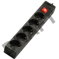 Сетевой фильтр Sven Optima Base 3,0 м (5 розеток) черный 