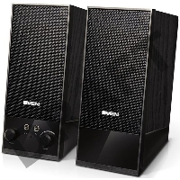 Колонки Sven SPS-604 2.0 черный 4Вт