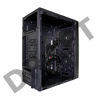 Корпус Minitower Exegate BAA-104U Black, mATX, <AAA400, 80mm>, 2*USB+1*USB3.0, Audio