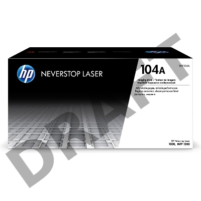 Барабан 104A для HP Neverstop Laser 1000a/w/1200a/w, 20К W1104A (внутри тонер на 5К)