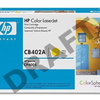 Тонер-картридж HP CB402A желтый CP4005