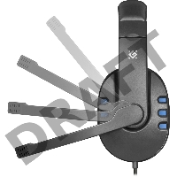 Гарнитура DEFENDER GAMING WARHEAD G-160 BLACK/BLUE 64118
