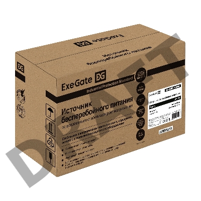 ИБП ExeGate SpecialPro Smart LLB-1000.LCD.AVR.1SH.2C13 <1000VA/550W, LCD, AVR, 1*Schuko+2*C13, металлический корпус, Black>