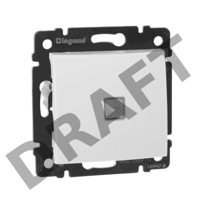 Электроустановочные изделия Legrand Legrand 774426 Переключатель 2 напр. 10А Valena с подсветкой (белый) 