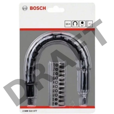 Набор бит Bosch 2608522377 универсал. (10пред.) для шуруповертов