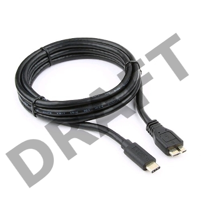 Кабель Cablexpert CCP-USB3-mBMCM-6 USB3.0 microBM/USB3.1TypeC, 1.8м, 