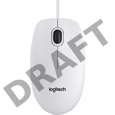 Мышь 910-003360 Logitech Mouse B100 White USB OEM