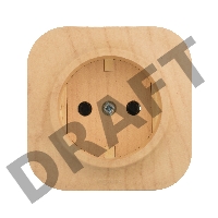 Электроустановочные изделия Legrand Legrand 782270 Розетка без заземления без шторок (Дерево)