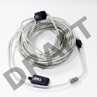 Кабель VCOM VUS7049-15M Кабель-адаптер USB2.0-repeater, удлинительный активный <Am-->Af> 15м
