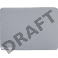 Коврик Defender тканевый Notebook microfiber (300х225х1.2 мм), серый и голубой.