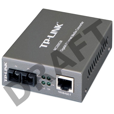 Сетевое оборудование TP-Link SMB MC200CM Медиаконвертор 10/100/1000M RJ45 to 1000M multi-mode,Full-duplex,up to 550m,